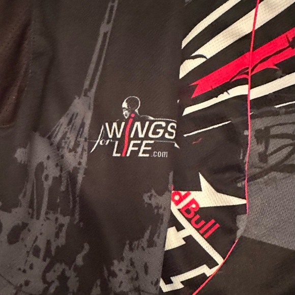 Kini Red Bull Motorcross Racing Jersey Men’s Size XL Red Black yellow - Picture 7 of 10